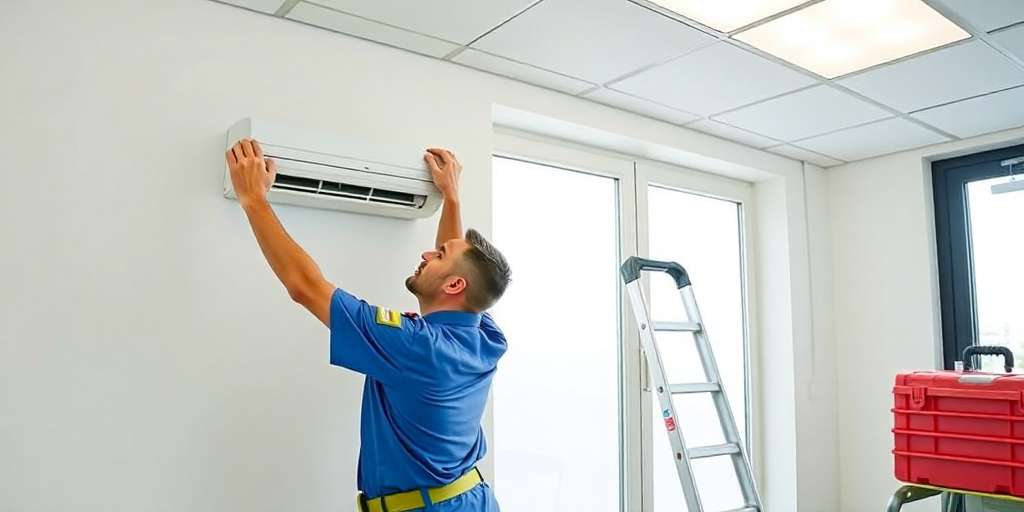 Mantenimiento de aire acondicionado en oficinas y clínicas